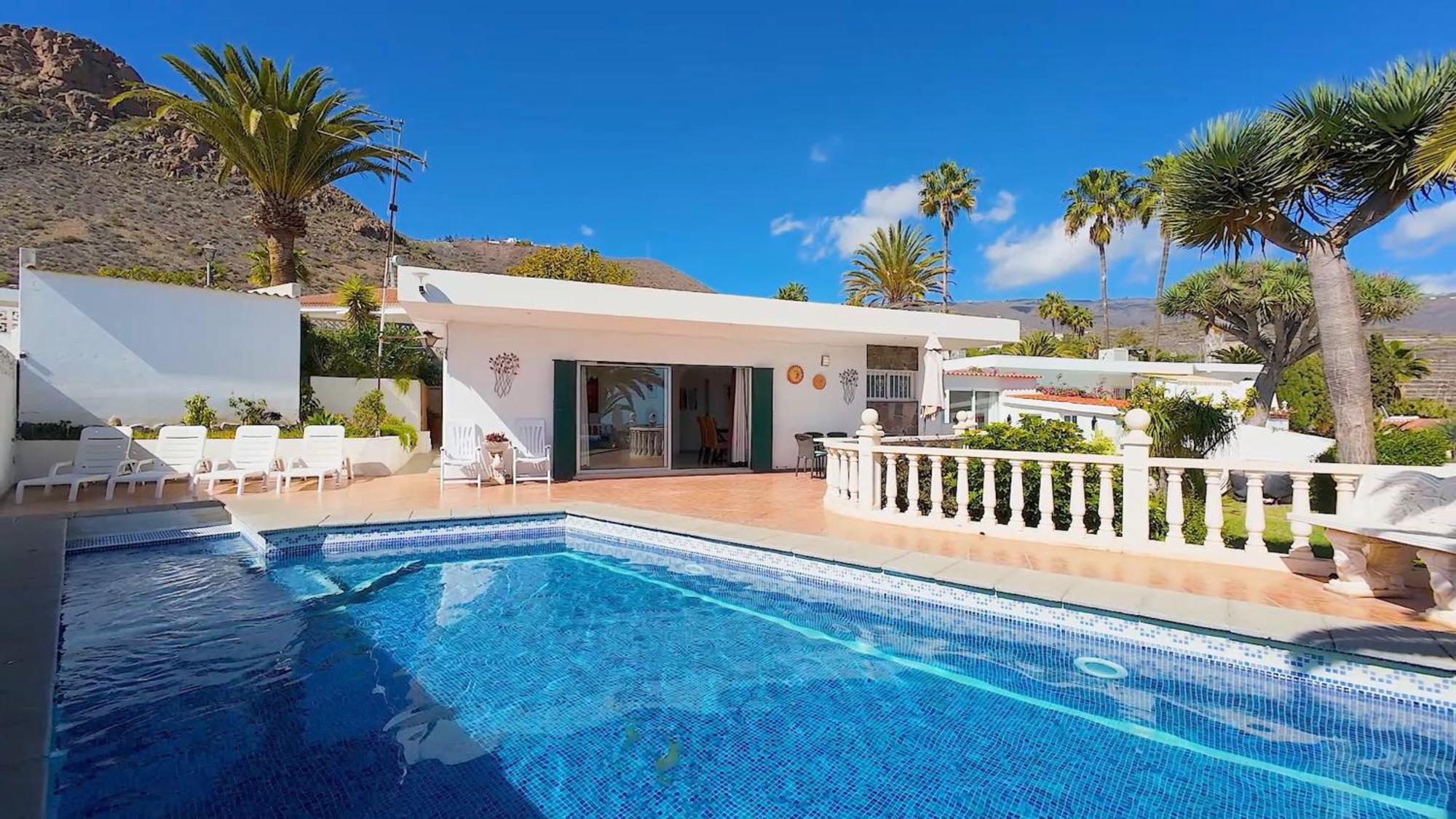 Detached Villa, Private Pool Only 10 Minutes Los Cristianos Valle de San Lorenzo Dış mekan fotoğraf